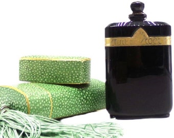 Nuit de Noel Extrait de Parfum Caron...SEALED...Tasseled Green Box...Black Bottle