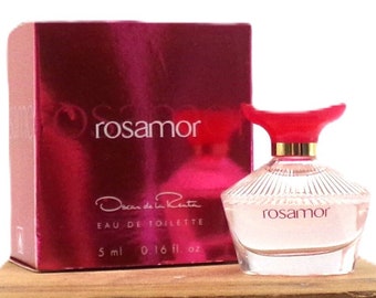 Rosamor by Oscar de la Renta .16 oz. New with Box Sample Floral Woody Musk...2004 Launched