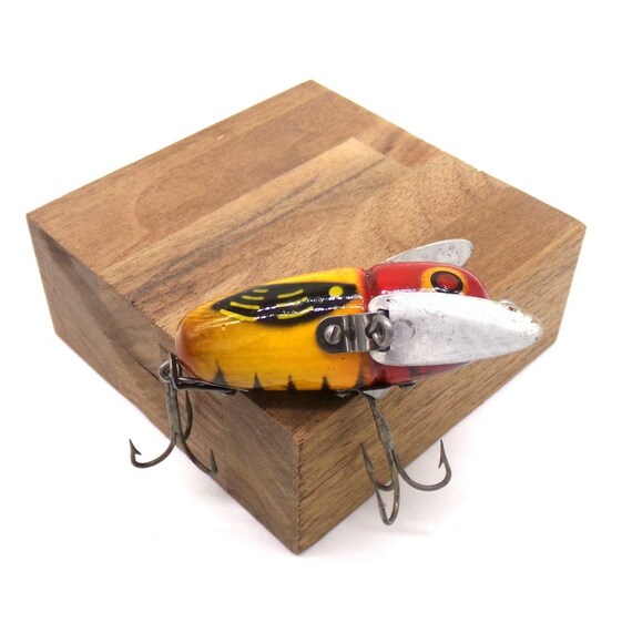 Heddon Crazy Crawler Lurewoodenvintage - Etsy