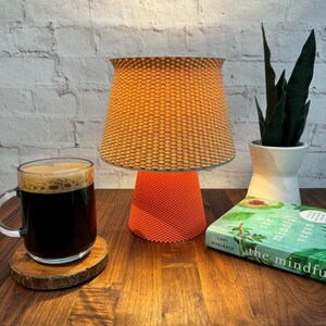 Weave Patterned Table Lamp | Various Colours | Scandinavian & Mid-Century Design | Eco-Friendly 3D-Printed Home Lighting