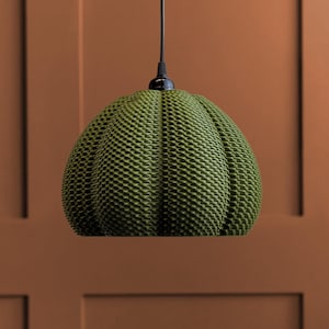 Sea Urchin Inspired Lampshade | 18+ Colours | 4 Sizes | Artistic 3D Printed Light | LED Pendant Lamp shade