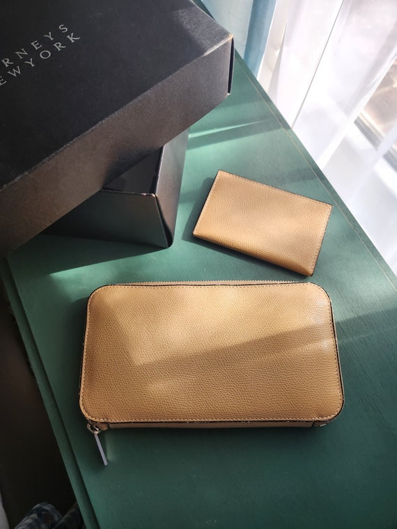Valextra Classic Zip Purse and Card Case in Millep