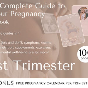 1st Trimester Guide, Symptoms, Do’s & Don’ts, Nutrition, Supplements, Pregnancy Handbook, 1st Trimester Essentials, Trimester One Tips