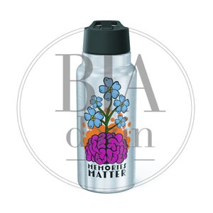 Alzheimer Awareness Unique Design Stainless Steel Tumbler