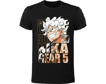 T-shirt Personalizzata - One piece, Gear 5 Luffy Nika