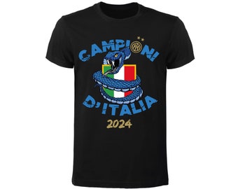 T-shirt - Inter celebrativa scudetto 2024 adulti e bambini 20 esimo scudetto