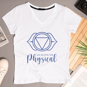THIRD EYE CHAKRA design svg, png, See beyond the physical, inspirational gift for yoga and chakras loving girl, Ajna