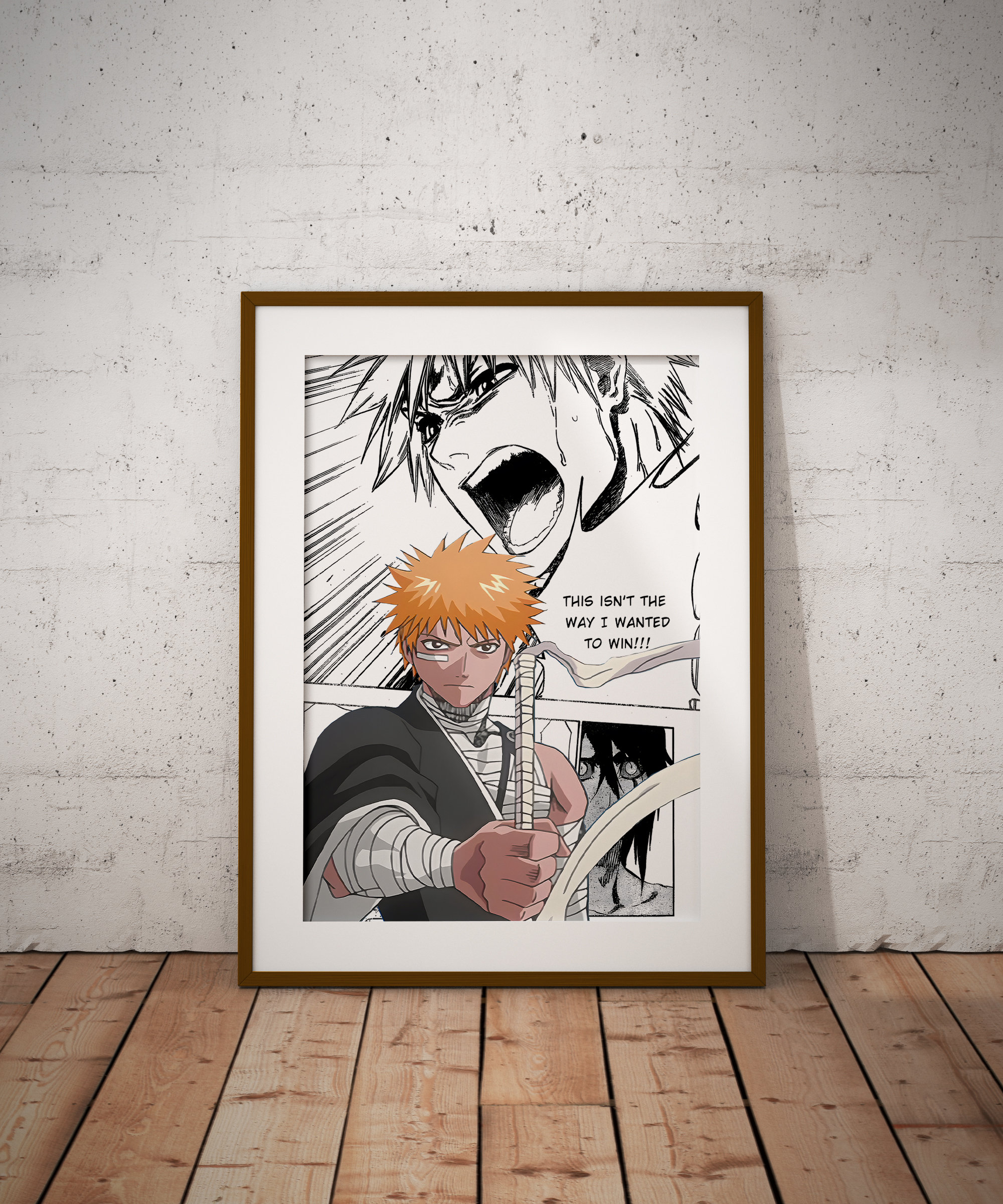  POSTER STOP ONLINE Bleach - Manga Anime TV Show Poster Print  (Group - Chained) (Size 24 x 36) (Clear Poster Hanger) : Office Products