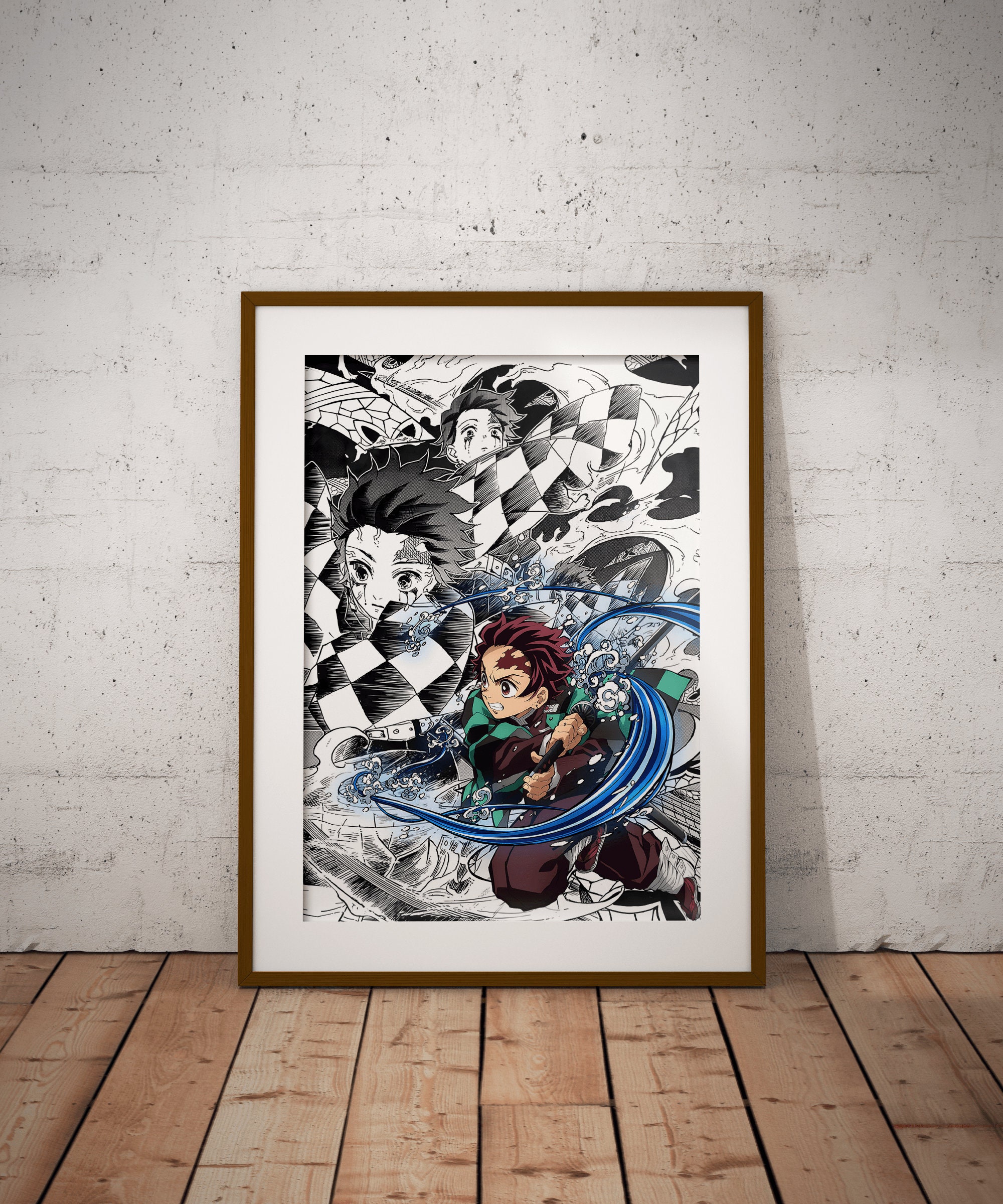 FrameArmy Anime Demon Slayer Tanjiro Nezuko Cosplay Cute Cat Fan Art Canvas  Art Poster and Wall Art Picture Print Modern Family Bedroom Decor Posters  20×30inch(50×75cm) : : Home