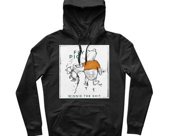 Bluza z kapturem Winnie the Shit wykonana w 100% z bawełny organicznej
