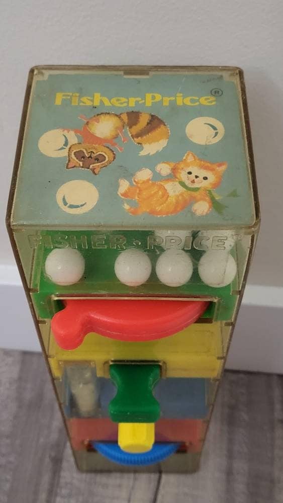 bunke Gepard Ernæring 1971 Fisher Price Tumble Tower RARE Find - Etsy