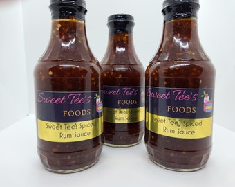 Sweet Tees' Spiced Rum Sauce 2pc