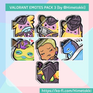 Valorant Gekko Twitch and Discord Emote Pack