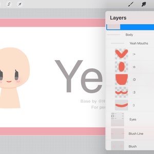 Yeah Buttonmiivers Miiverse YEAH! Sticker/button/reaction Meme Base (psd/procreate) - Etsy