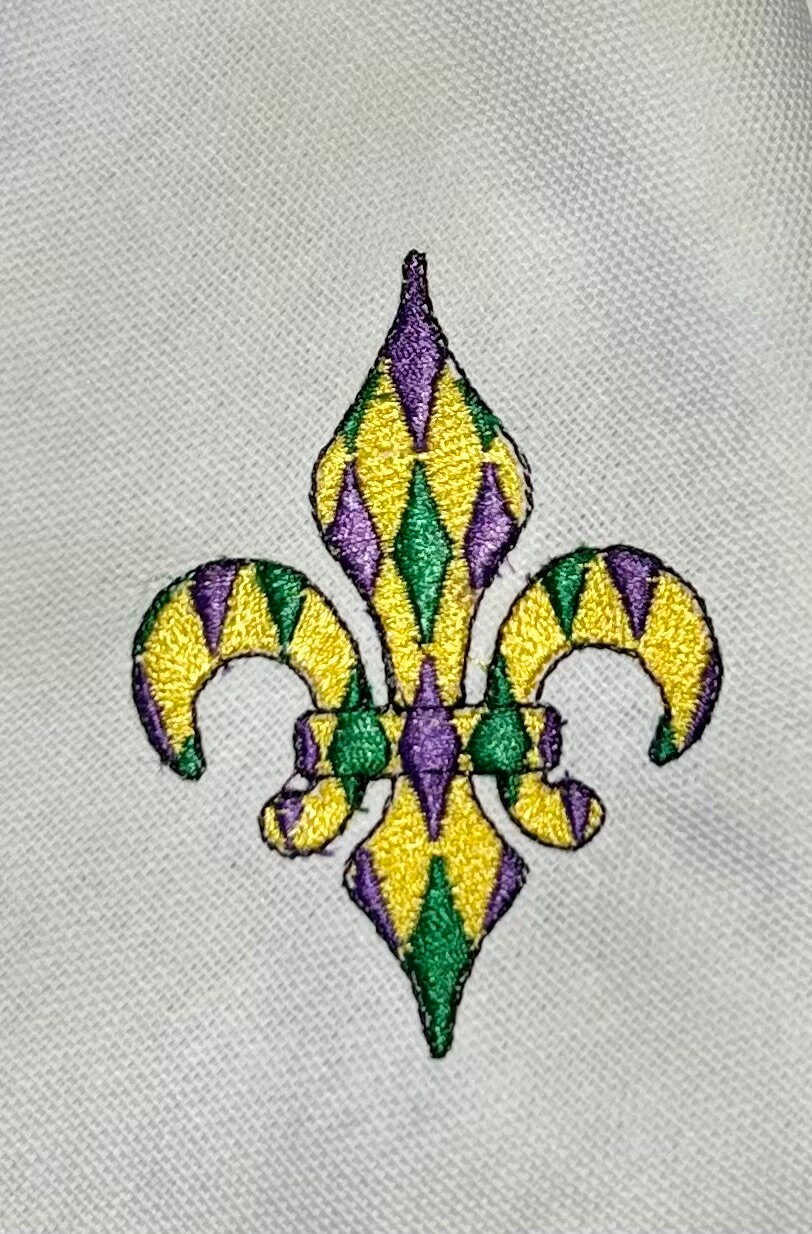 mardi gras luncheon napkins