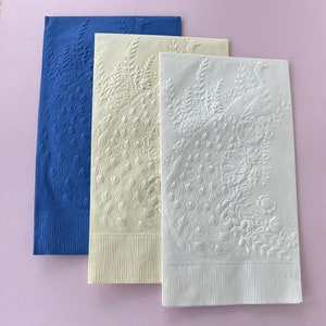 Peacock Napkins/Guest Towels/Party/Paper Guest Towels/Anniversary/Wedding/Restroom Towels/Guest Towels/Disposable Towels/Peacock