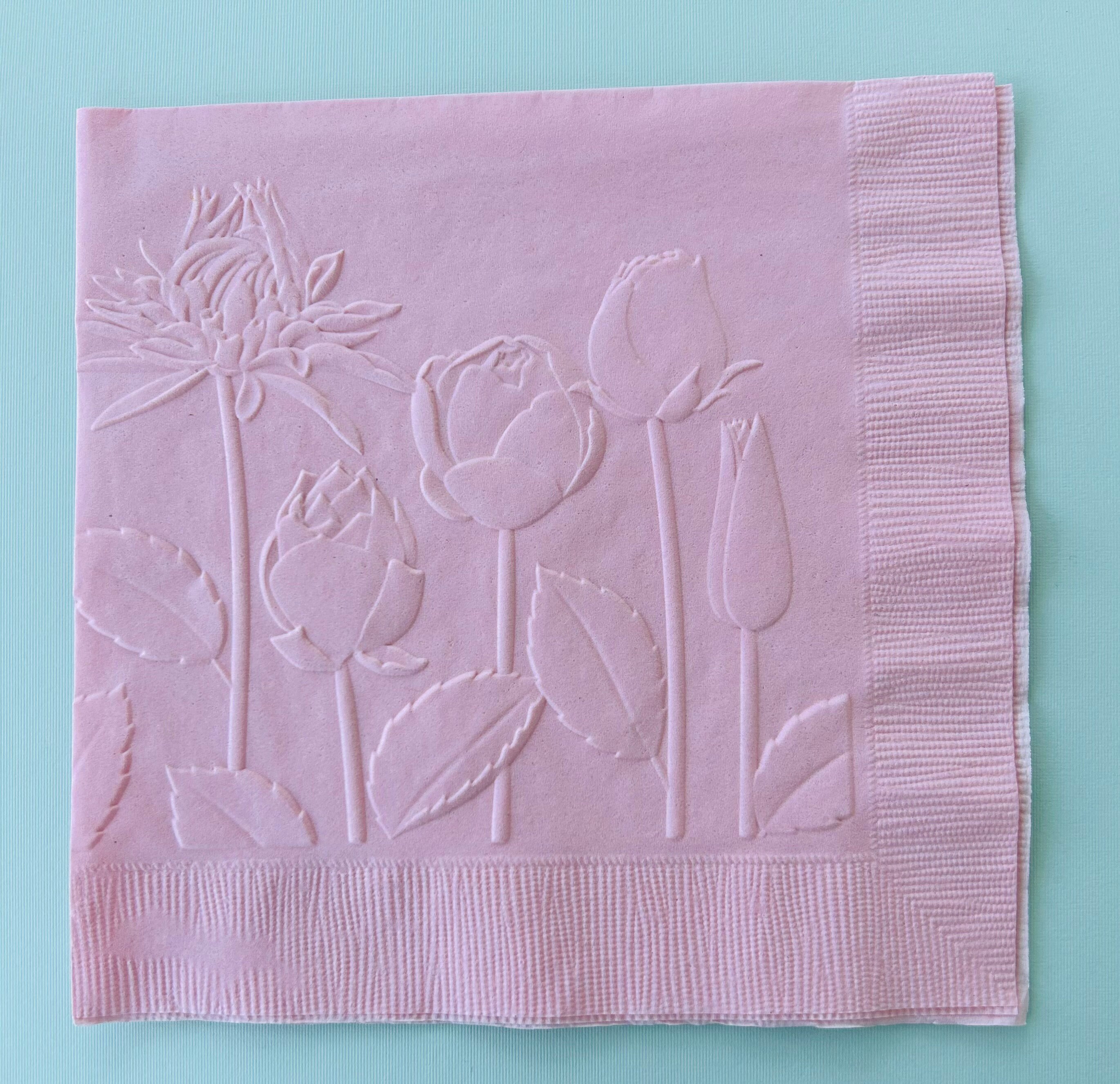 Flower Napkins/emboss Napkins/party/paper Napkins/party Decoration