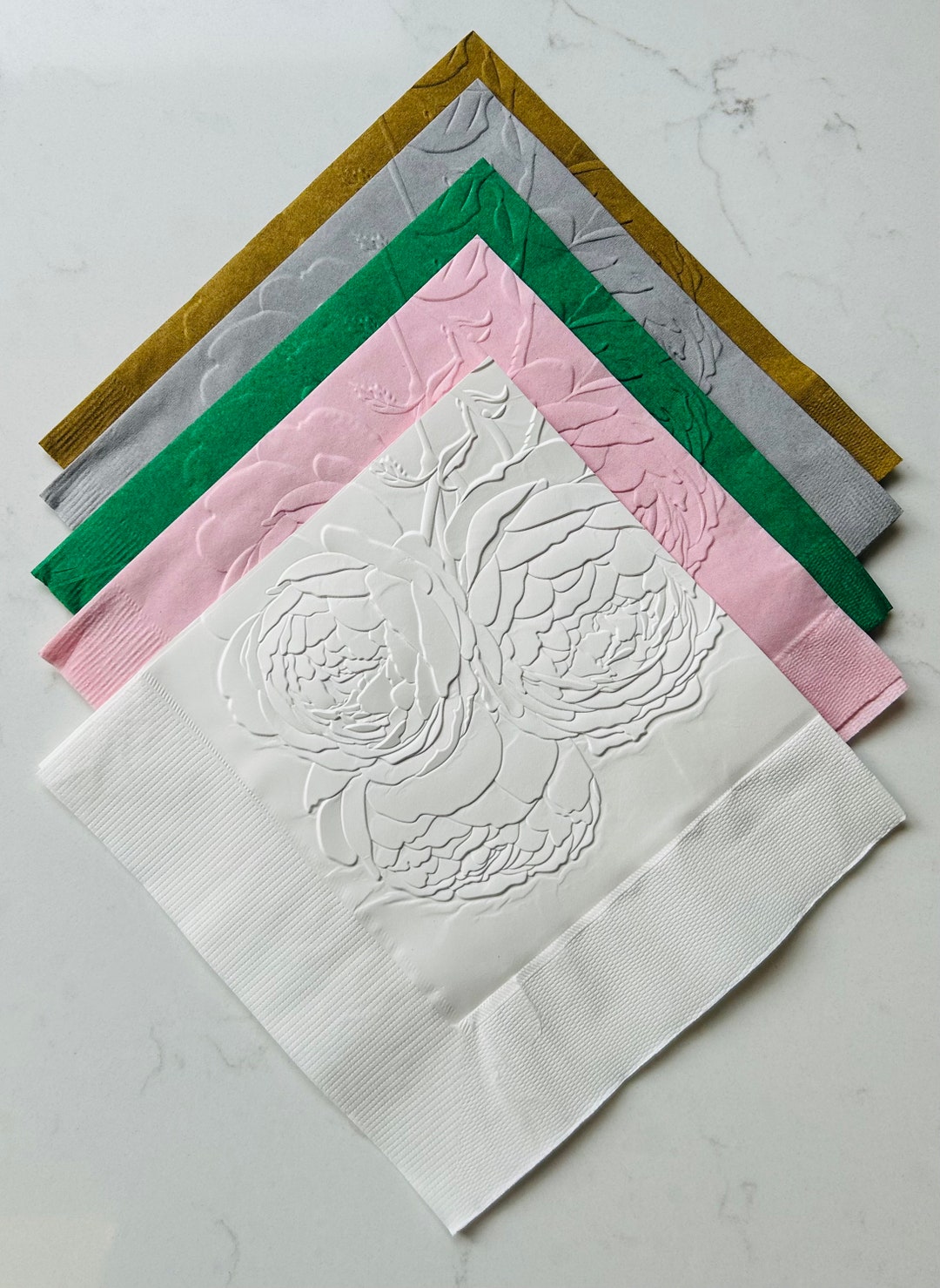 Rose Cotton Dinner Napkins