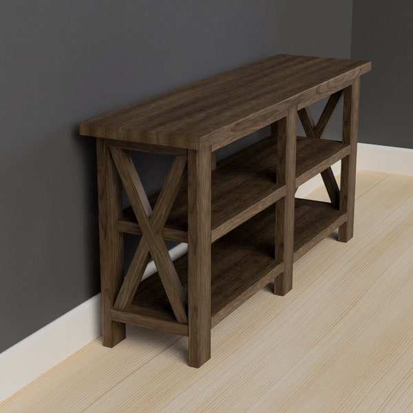 Wood Console Table Plans