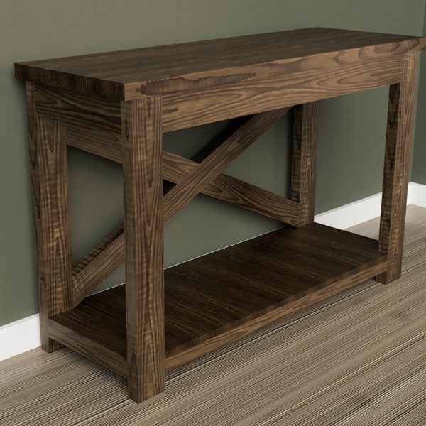 Entry Rustic Table Etsy