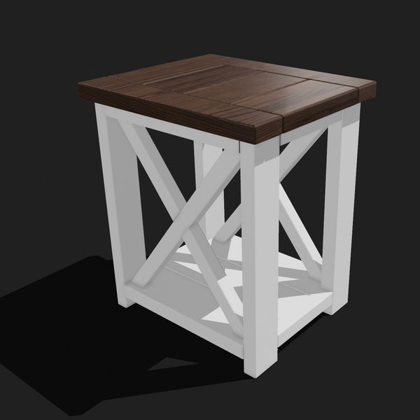 Farm Style End Table Plans