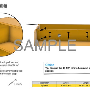Large Hall Tree Storage Bench Plans image 9