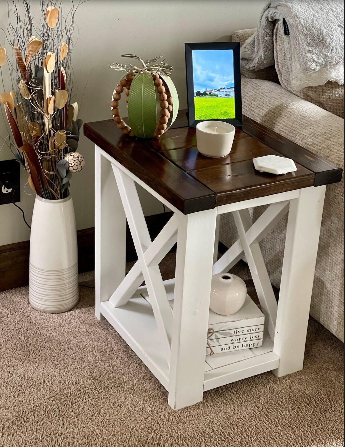 Farm Style End Table Plans - Etsy