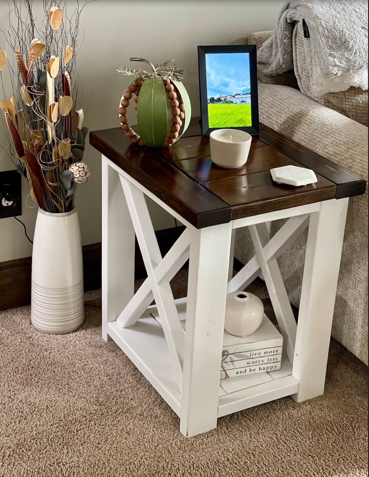 Farm Style End Table Plans Etsy