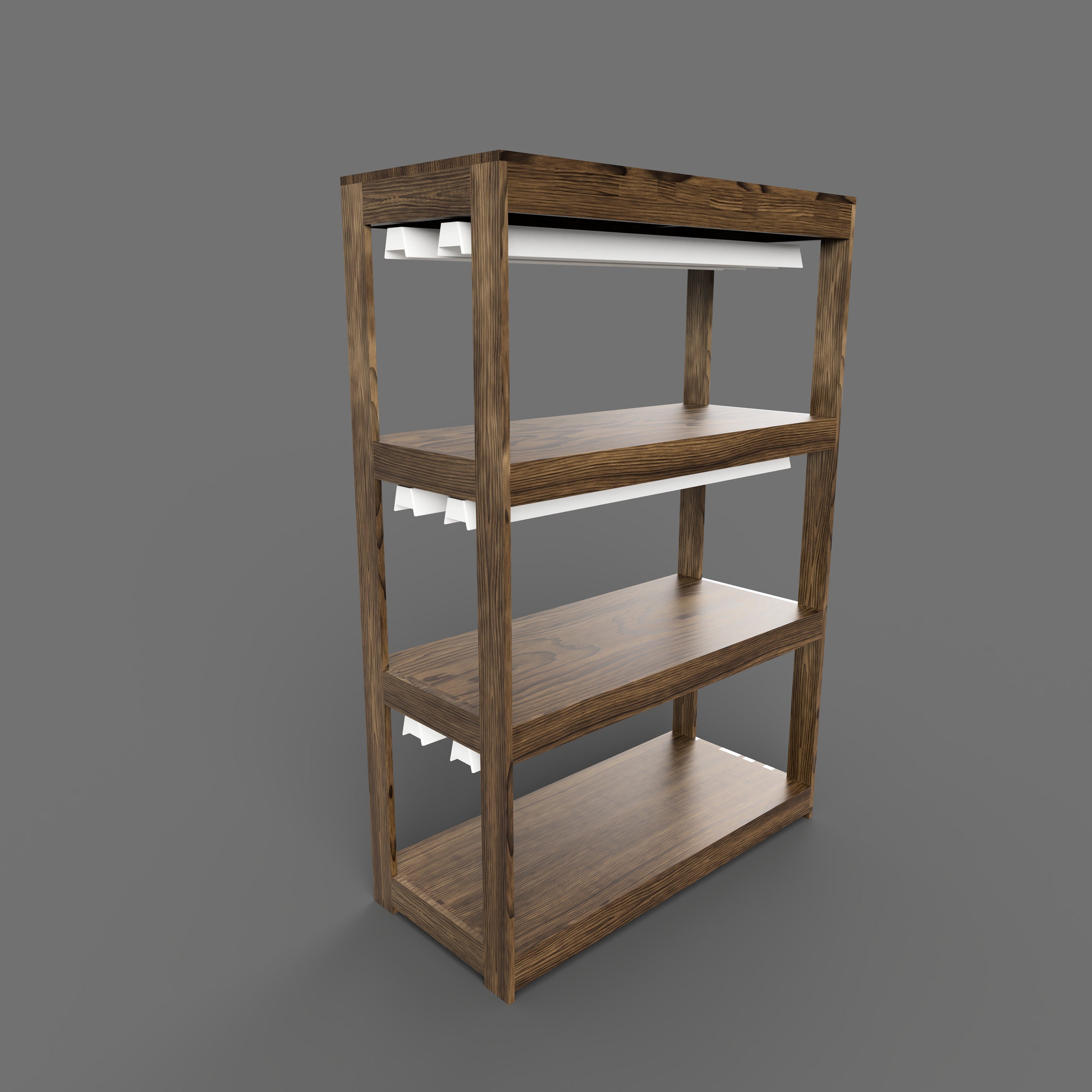 Grow light on sale shelving unit