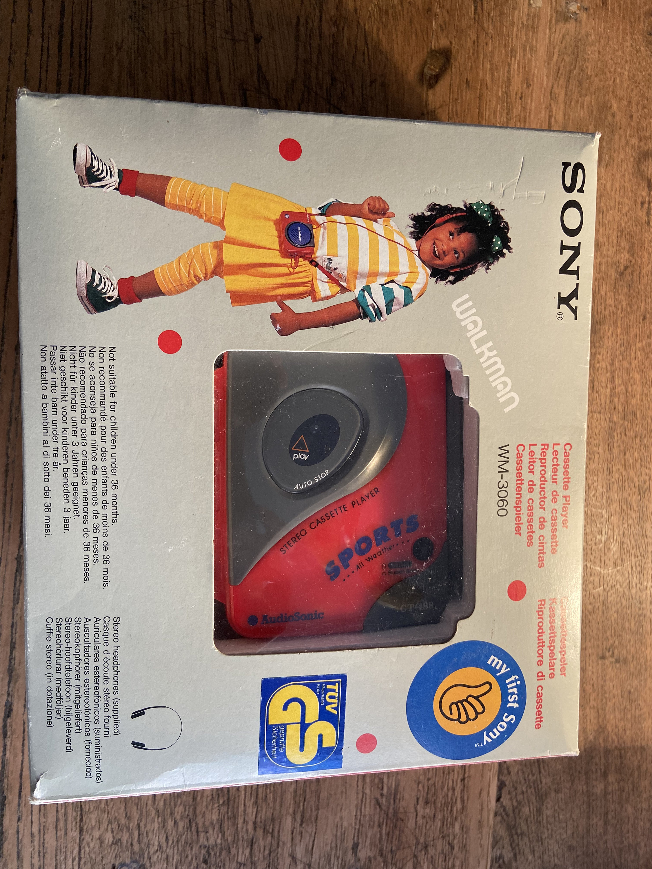 [メンテ済]ソニーカセットウォークマンmy first sony WM-3060 my first sony WALKMAN WM-3060