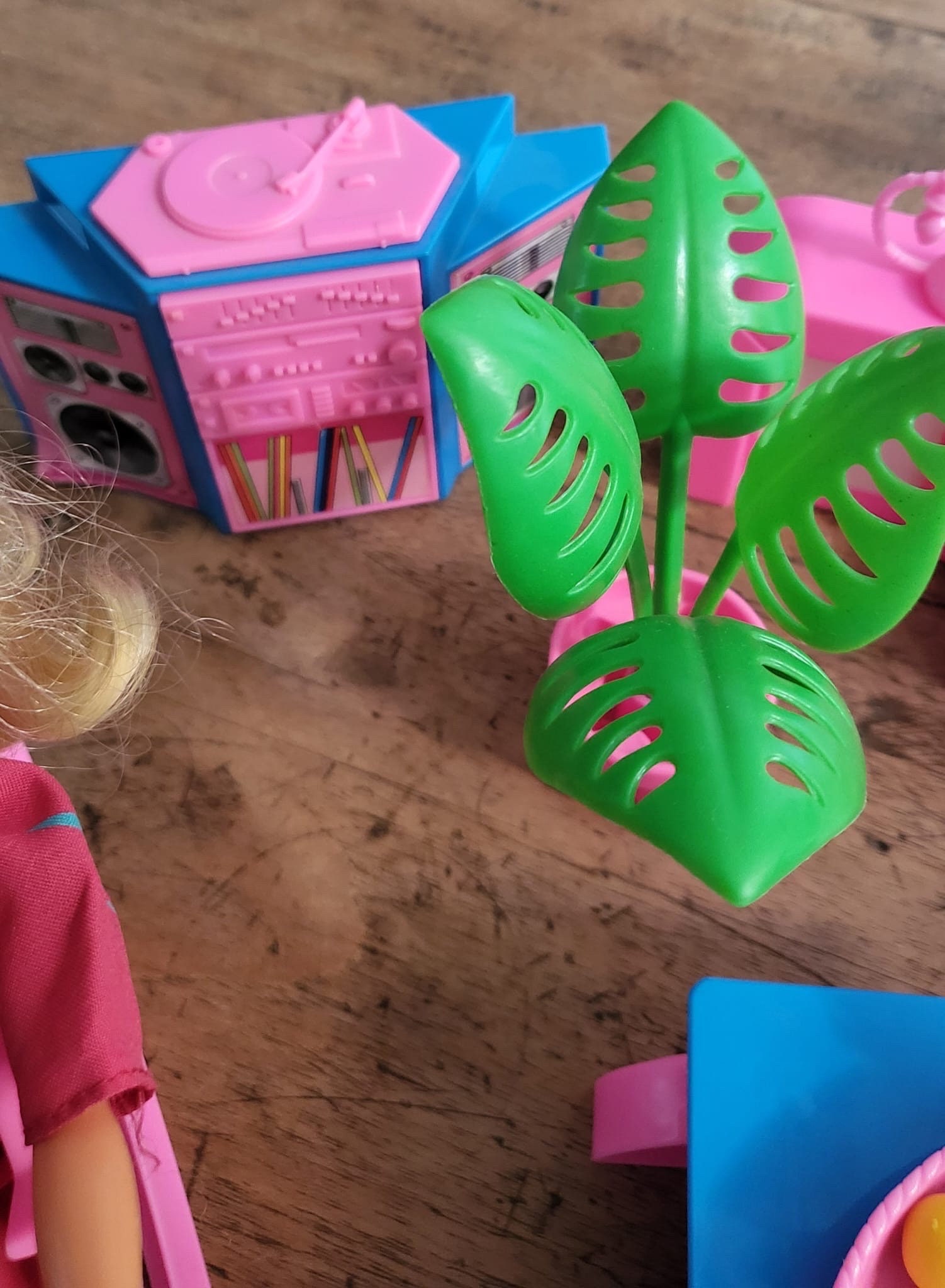 Barbie Home Entertainment Center 1987 - Mattel - Avec Accessoires - Original