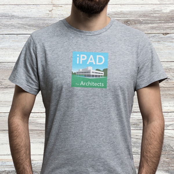 IPAD for Architects T shirt- James Akers - Procreate - SketchUP - Morpholio Trace - Gift for Design lover - Art lover - Gift for Art student