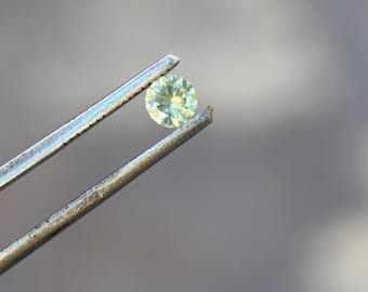 Montana Sapphire | ~.4 ct | Light Green-Yellow