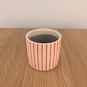 Cache-pot Rayures Vert