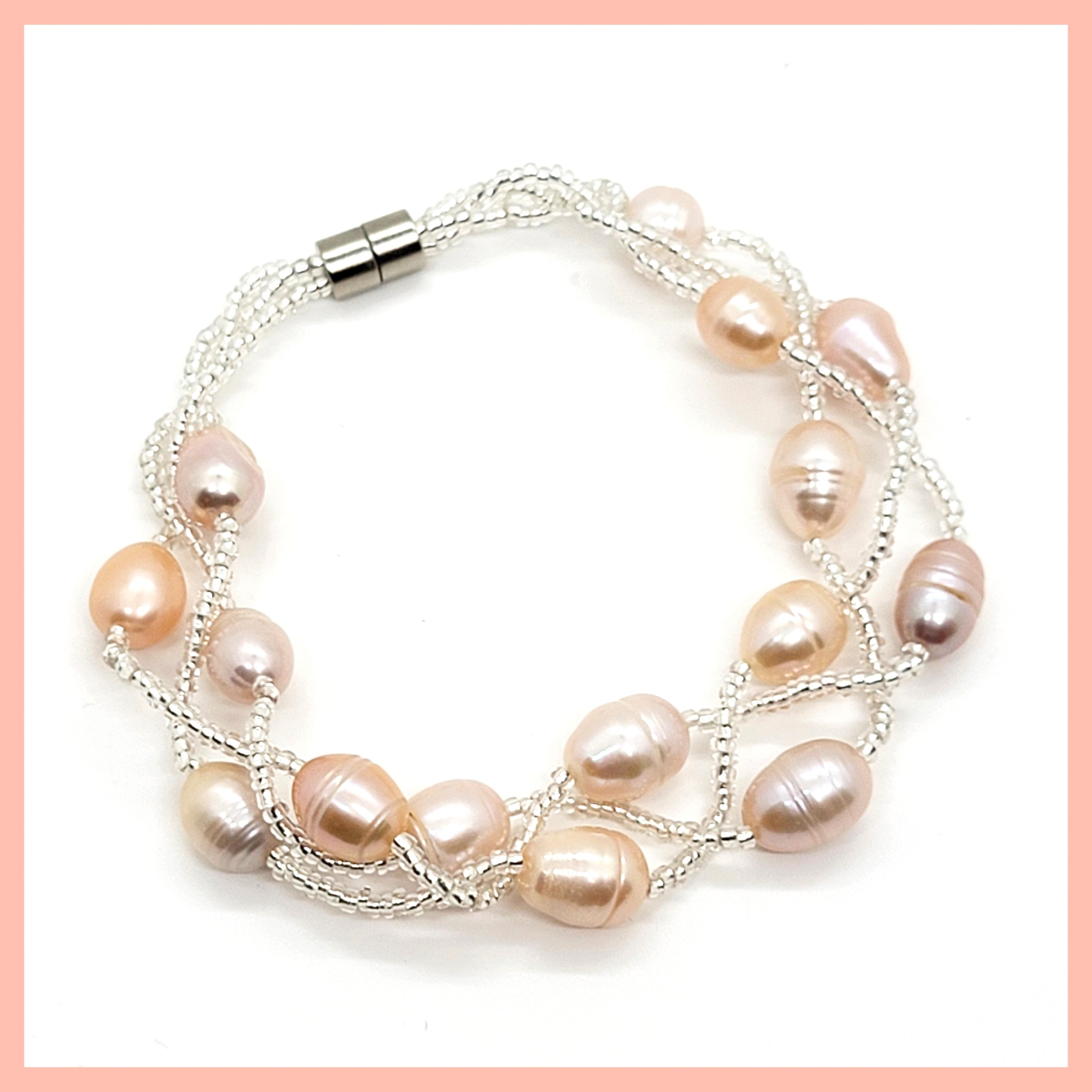 ブレスレット LESS IS MORE Freshwater Pearl Bracelet 14K Gold Field Magnet Macy's Cultured Freshwater Pearl Bracelet in 14k Gold (7-1