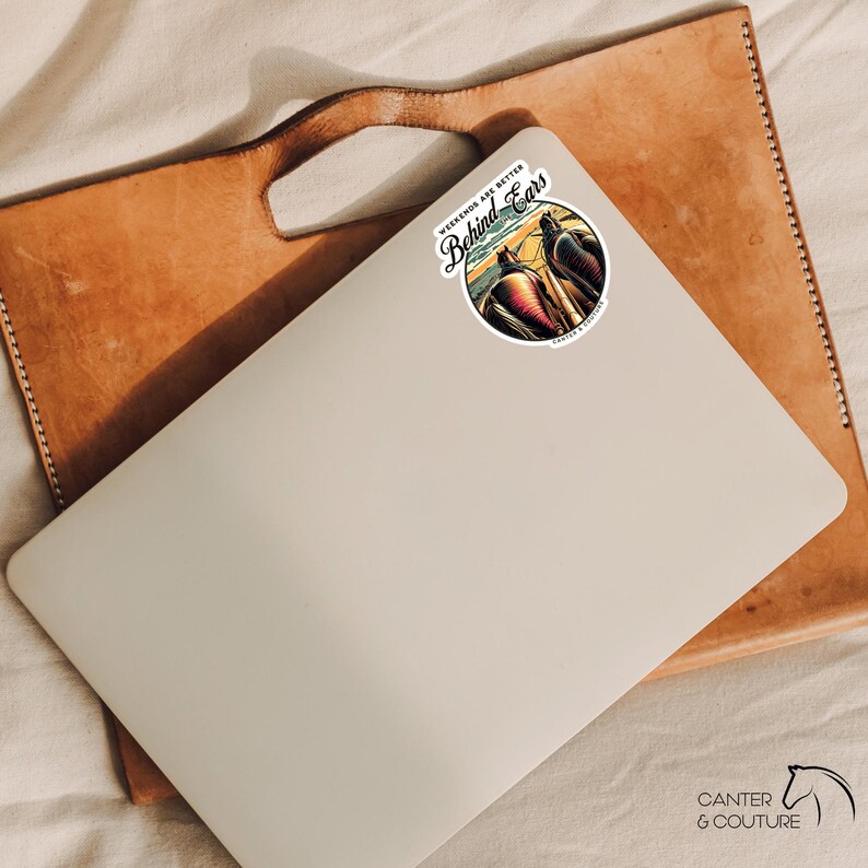 Sticker Combined Combined Driving Horse Sticker Decal - Laptop Decor, Horse Lover Gift ...