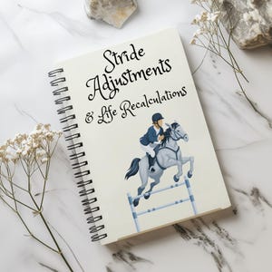 Horse Rider Spiral Notebook, Horse Groom Daily Planner, Showjumping Journal, Riding Instructor Diary, Jumper Logbook, Equestrian Gift