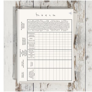 Step 4 Worksheet (Fears) - AA Addiction Sobriety Recovery Part of the 12 Step Program - Instant Download Printable 8.5x11' PDF