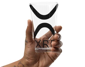 XRP Shaker pint glass