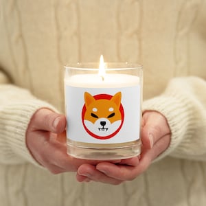 SHIB Glass jar soy wax candle