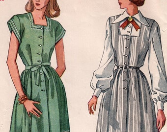 1940s Maternity Dress or Jumper & Blouse, Bust 32 / Vintage Sewing Pattern / Simplicity 2459