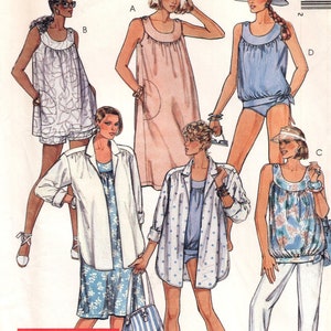 1980s Maternity Dress, Top & Swimsuit, Size XL (Bust 44 46) / Vintage Sewing Pattern / McCall&#39;s 4100