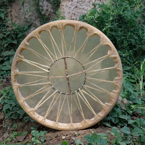 American Shamanic Native Drum Buffalo Hide With Drumbeater