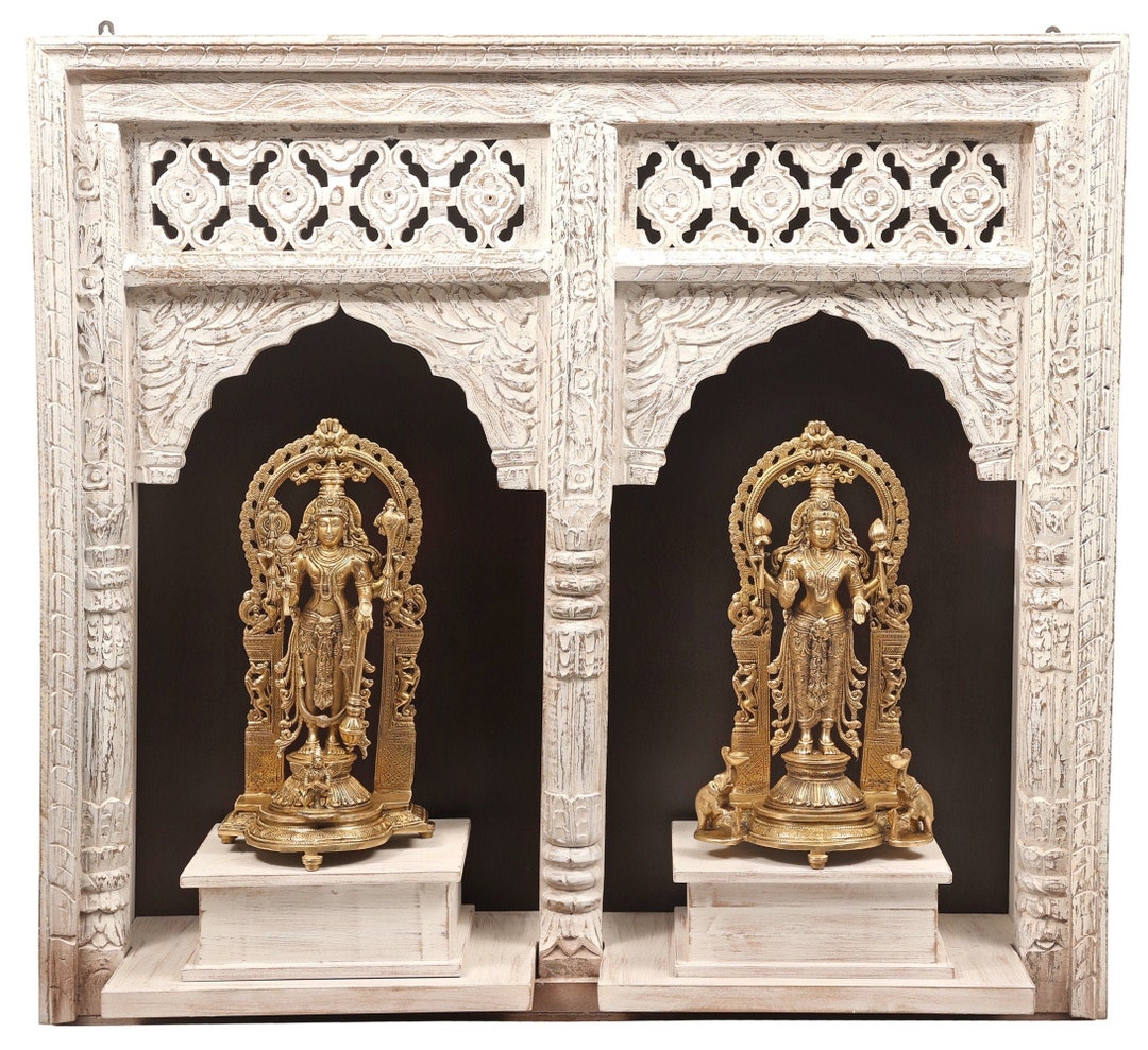 Standing Vishnulakshmi Wallhanging Temple Etsy