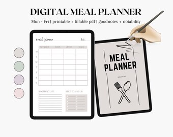 meal planner | weekly planner | meal prep | nutrition plan