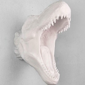 T-Rex Jurassic Park T Rex Dinosaur Head Wall Decor Animal Head Geometric Trophy Wall Mount