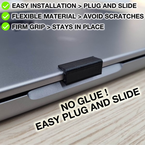 MacBook Pro 14,2" (M3 / M3 Pro / M3 Max) CAMERA COVER - No Glue, Just Plug And Slide