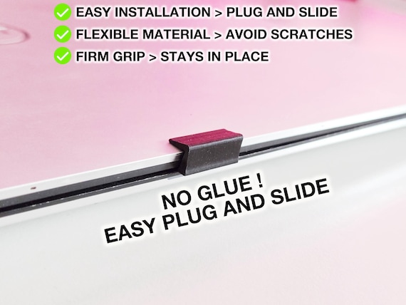 Dell XPS / Dell Precision Camera Cover for all sizes 13", 14", 15", 16" & 17": No Glue, Easy Plug and Slide