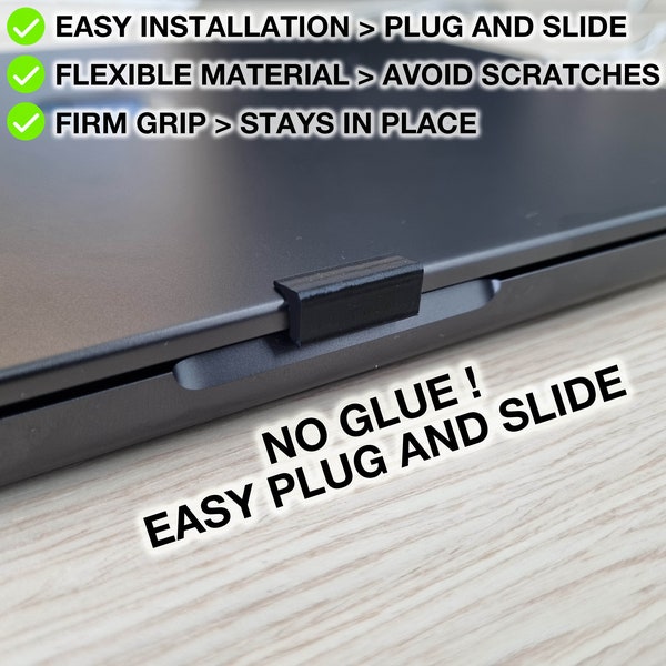 MacBook Pro 16,2" (M3 Pro / M3 Max) CAMERA COVER - No Glue, Just Plug And Slide
