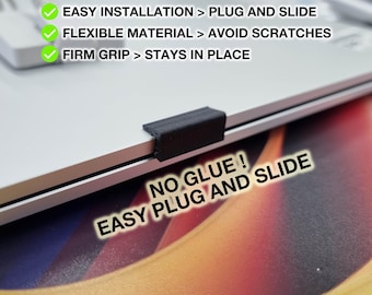 Microsoft Surface, Copilot+ PC, 7. Edition, 13,8'', 15'' Kameraabdeckung - kein Kleber, einfaches Plug & Slide